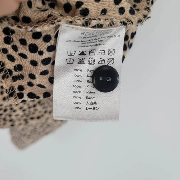 Anthropologie Beachgold animal print Romper Chelsea covet up size small - Picture 8 of 10